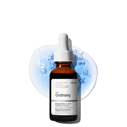 The Ordinary Multi-Peptide + Copper Peptides 1%, GHK-Cu Anti-Aging Serum for Fine Lines and Skin Elasticity Serum