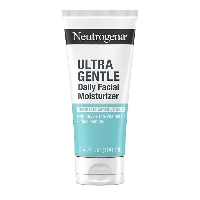 Neutrogena Neutrogena Fragrance Free Daily Facial Moisturizer, Face & Neck Moisturizer for Sensitive Skin with Vitamin B3, Pro-Vitamin B5 & Vitamin E Supports Skin