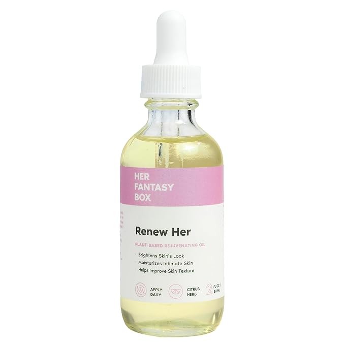Her Fantasy Box Her Fantasy Box Renew Her | Natural Rejuvenating Yoni Oil for Dark Spots, Ingrown Hair, and Skin Brightening - Nourishing, Moisturizing Formula for All Skin Types Korean face wash