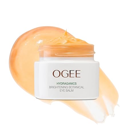 Ogee Ogee Botanical Eye Balm - Certified Organic Brightening Eye Cream for Dark Circles and Puffinesss - Made with Natural Retinol Alternative & Hyaluronic Acid Exfoliator