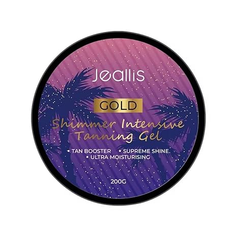 jeallis Jeallis Extreme Dark Intensive Tanning Luxe Gel, Tan Enhancer Carrot Gold Shimmer Tanning Gel For Outdoor Sun, Tanning Butter With Dark Carrot Sun Tanning Oil For Natural Faster Darker Tan Spf0 200ml Sunscreen