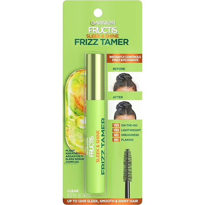 Garnier Garnier Fructis Sleek & Shine Frizz Tamer Slicking Hair Serum Wand for Frizz and Flyaways, 0.27 Fl Oz Korean face wash