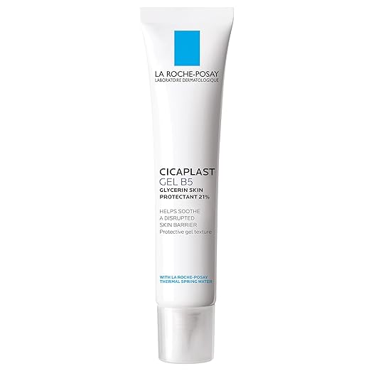 La Roche-Posay Cicaplast Gel B5, Protective Repair Gel for Cracked, Chapped Skin with Madecassoside and Glycerin, Tested Post-Procedure, Post-Stitches, Post-Laser, 1.35 Fl Oz Korean face wash