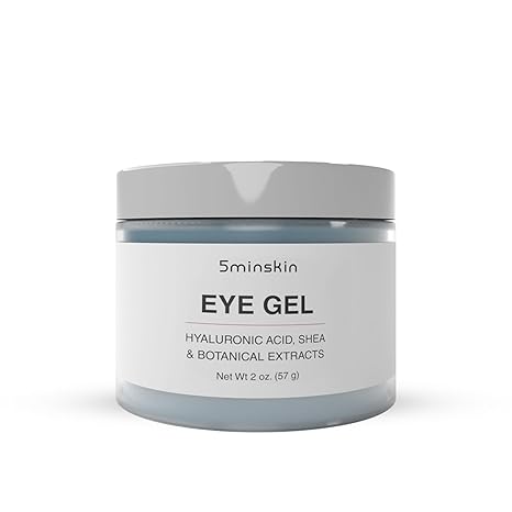 5minskin 5minskin Eye Gel with Hyaluronic Acid, Shea & Botanical Extracts | Cooling Under Eye Cream For Dark Circles And Puffiness | Anti Aging Eye Cream | Eye Brightening Night Eye Cream | Lift & Firm Eye Gel Eye Cream