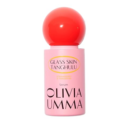 OLIVIAUMMA Olivia Umma Glass Skin Tanghulu Strawberry & Tangerine Serum – Anti Aging Korean Face Serum with Niacinamide & Vitamin C, B, A, E – Brightening & Hydrating Korean Skin Care for Face – 40ml Serum