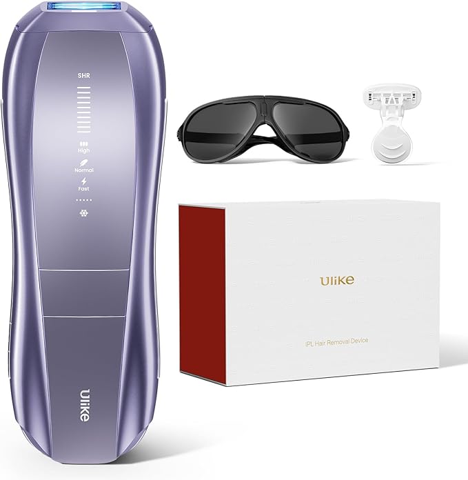 Ulike Ulike Laser Hair Removal Device Air 10 Ipl Gift for Women and Men, Ice Cool and Permanent Hair Reduction for Nearly Painless, Dual Lights, Skin Sensor & USHR Mode Hair Removal in 10mins from Home skincare