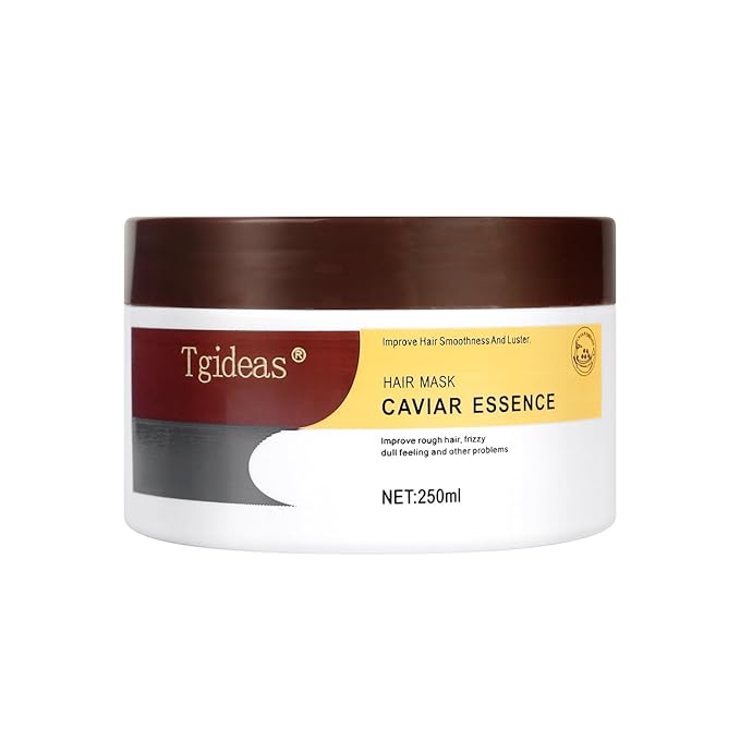 Tgideas Hydrating Collagen Hair Mask for Dry Damaged Hair-Deep Repair Conditioning Treatment Hair Smooth Masque for All Hair Types