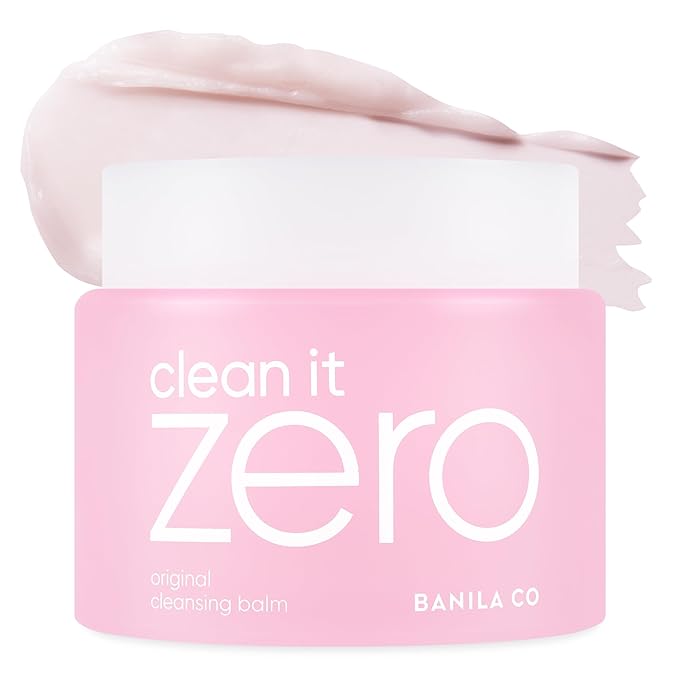 BANILA CO BANILA CO Clean it Zero Original Cleansing Balm Big Size | Korean Makeup Remover, Cleansing Oil, Facial Cleanser for All Skin Types | Vegan | Made with Acerola Berry & Vitamin C (180ml / 6.08 fl.oz) Korean Oil Cleanser