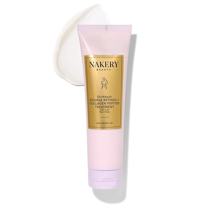 Nakery Nakery Beauty Retinol Cream with Collagen and Hyaluronic Acid, Anti Aging Moisturizer for Wrinkles, Face Treatment for All Skin Types, Day and Night Formula for Women Moisturiser