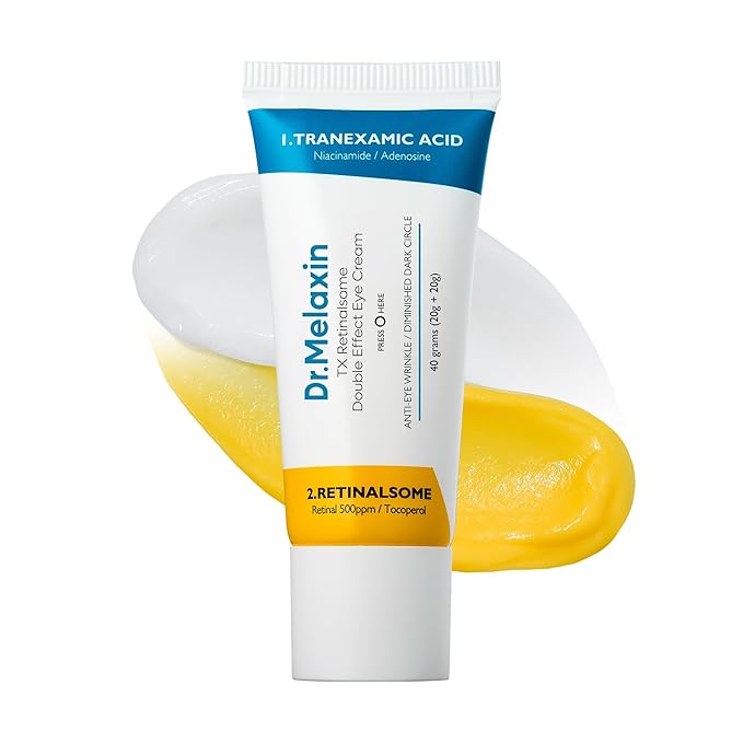 Dr.Melaxin Dr.Melaxin TX Tranexamic Acid Retinalsome Dual Eye Cream with Adenosine Niacinamide for Dark circle Repairing | Daily Anti-Aging Under Eye Care | 50ml - Korean Skin care Eye Cream