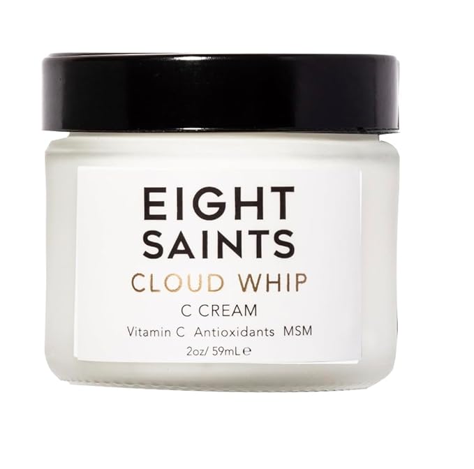 Eight Saints Eight Saints Skincare Cloud Whip Vitamin C Face Moisturizer Day Cream, Natural and Organic Face Cream For Women, Anti Aging Cream For Face To Reduce Fine Lines and Wrinkles, 2 Ounces (Unscented) Moisturiser