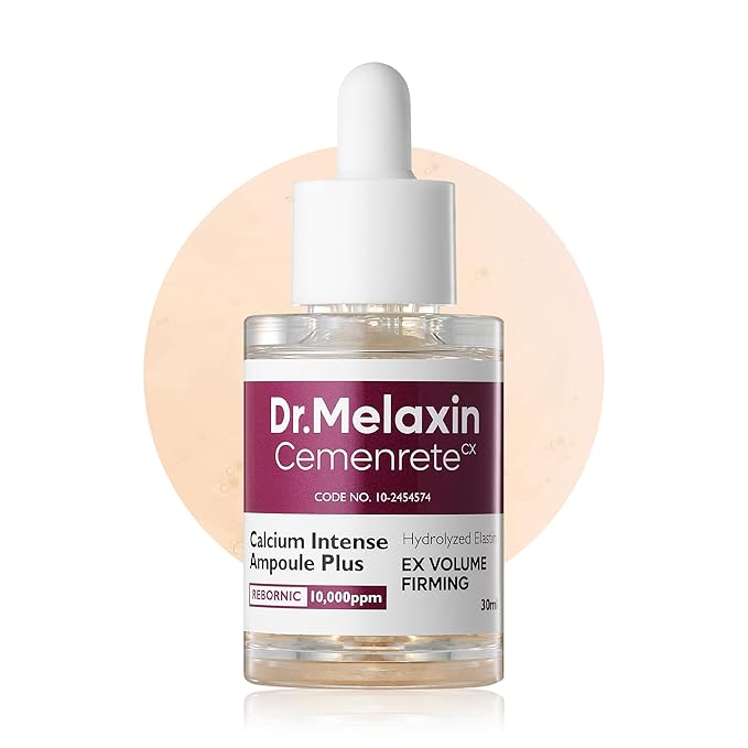 Dr.Melaxin Dr.Melaxin Cemenrete Calcium Ampoule Plus with Adenosine and Niacinamide for Sagging Under Eye Skin, Dark Circles, Fine Lines &Eye Bags 1.01fl.oz. Serum