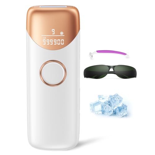 Ubroo Ubroo Laser Hair Removal,IPL Hair Removal Device with 5℃ Ice Cooling,At-Home Laser Hair Removal for Women & Men,Body Legs Armpits Use (Gold) skincare