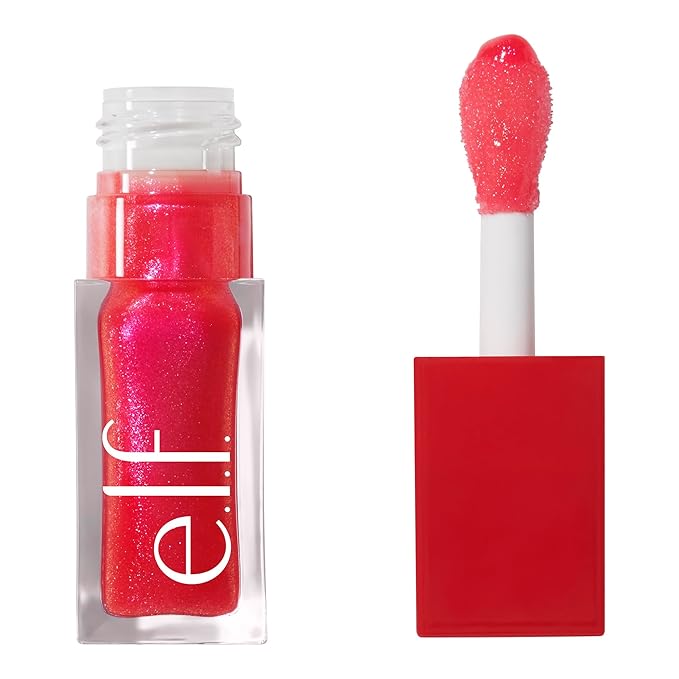 e.l.f. Jelly Pop Glow Reviver Lip Oil, Limited Edition Nourishing Formula Creates A Sheer, Ultra-Glossy Finish, Non-Sticky Feel, Vegan & Cruelty-Free Korean face wash