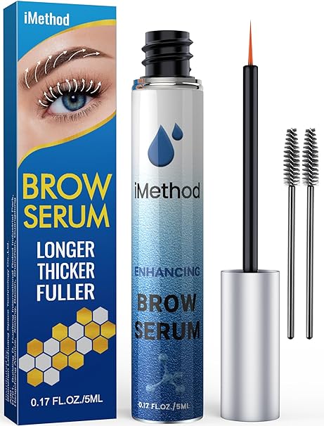 iMethod iMethod Eyebrow Growth Serum - Eyebrow Serum to Grow Brows, Thicker Brows in 4 Weeks, Brow Boost, Natural Eye Brow Enhancer 5ML, Clear Serum