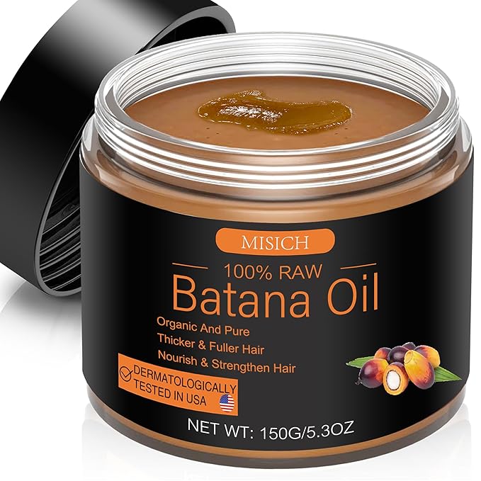 MISICH Raw Batana Oil for Hair Growth, 100% Natural Pure Botana Oil Paste from Honduras, Unrefined Organic Batana Hair Mask for Prevent Hair-Loss, Enhances Thickness for Men & Women 5.3 oz Korean face wash