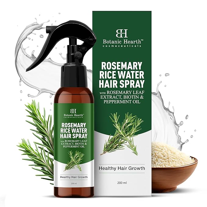 Botanic Hearth Botanic Hearth Rosemary Hair Growth Water Spray 6.8 fl oz – Korean Scalp Detox & Hydrating Hair Treatment for Thinning, Hair Regrowth Device Support, Anti-Itch & Anti-Flake, Sulfate & Paraben Free Korean face wash