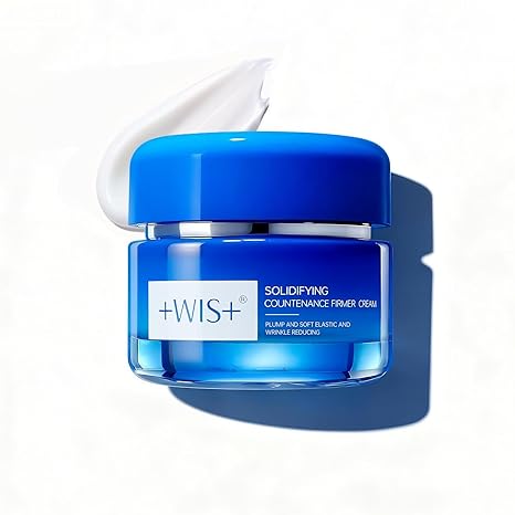 +WIS+ 6X Peptide Collagen Booster Cream, Peptide Moisturizer, Anti Aging Firming Face Cream with Hyaluronic Acid for All Skin Types, Safe on Sensitive Skin (1.76 fl.oz) Serum