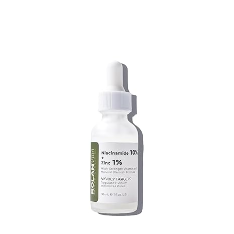 ROLANYIN ROLANYIN Niacinamide 10% + Zinc 1% Facial Serum for Oil Control and Pore Minimizing Blemish Treatment Hydrating Soothing Anti Aging and Nourishing Formula Skin Care Serum