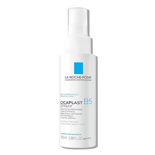 La Roche-Posay Cicaplast B5 Spray With Vitamin B5 Panthenol & Madecassoside, Hydrating Face Mist For Skin Barrier Repair, Soothing Touch-Free Face & Body Spray, Sensitive Skin & Dermatologist Tested Korean face wash
