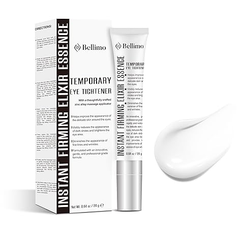 Bellimo Revitalizing Under Eye Cream, Natural and Organic Eye Serum for Contorno de Ojos to Enhance Skin Fullness and Soften Fine Lines, Infused with Hesperidin and Vitamin C for Radiance Serum