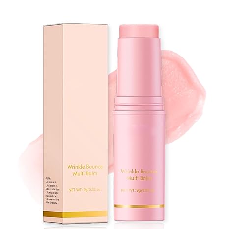 Evolvique Wrinkle Bounce Multi Balm - Under Eye Cream - All-In-One Hydrating Balm Eye Stick & Moisture Ba lm Stick - Wrin kle Cream for Women Korean Skincare - Reduce Wrinkles & Moisturizing - Women Gifts Eye Cream
