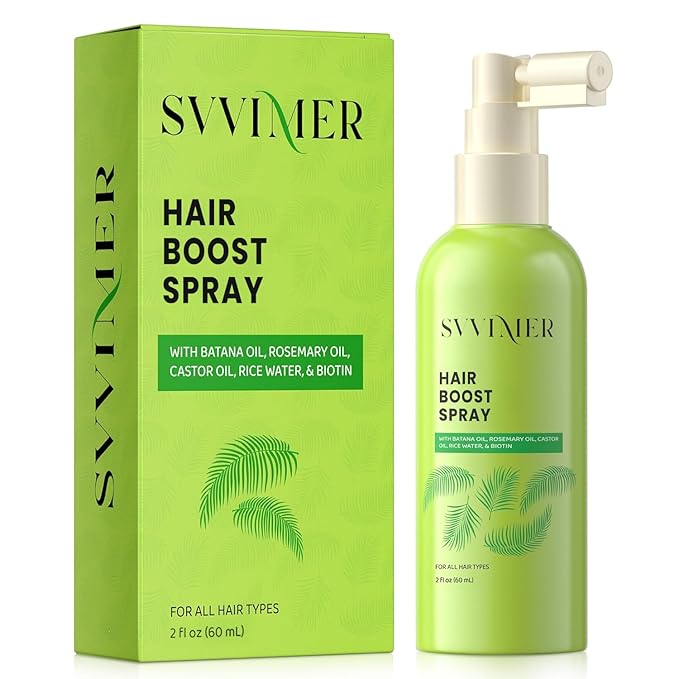 Svvimer Svvimer Hair Growth Serum Spray - with Rosemary Batana Oil Biotin for Hair Loss and Thinning Hair - Thicker Fuller Hair for Women Men 2 Fl Oz (Pack of 1) Serum