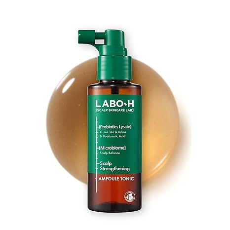 LABO-H LABO.H Scalp Strengthening Spray - Korean Scalp Reviatlizing Serum for Hair Growth & Anti-Loss | Vegan| Instant Cooling & Soothing with Rosemary and Peppermint Oil | Thicker-Looking Hair, 3.38 Fl oz. Serum
