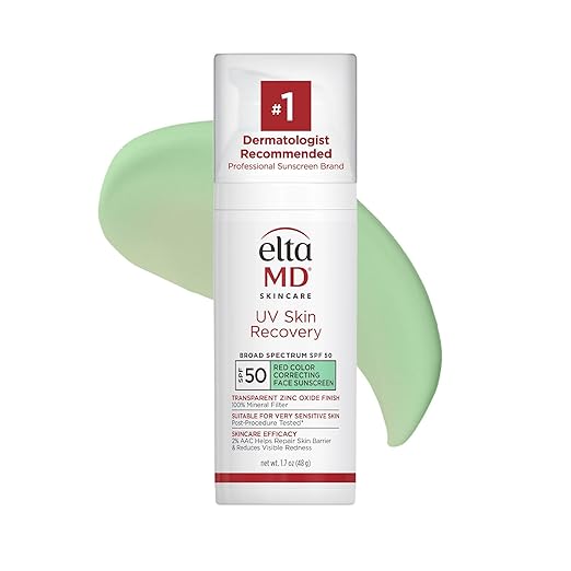 EltaMD UV Skin Recovery Face Sunscreen with Zinc Oxide, All Mineral, Safe for Sensitive Skin SPF 50 Sunscreen