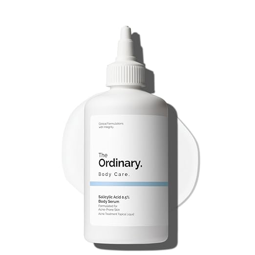 The Ordinary Salicylic Acid 0.5% Body Serum, Exfoliating Treatment for Acne-Prone Skin, 8.1 Fl Oz Exfoliator
