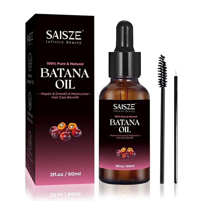 SAISZE Batana Oil for Hair Growth, Organic Oil from Honduras, Nourishes Scalp, Strengthens Hair, 60ml skincare