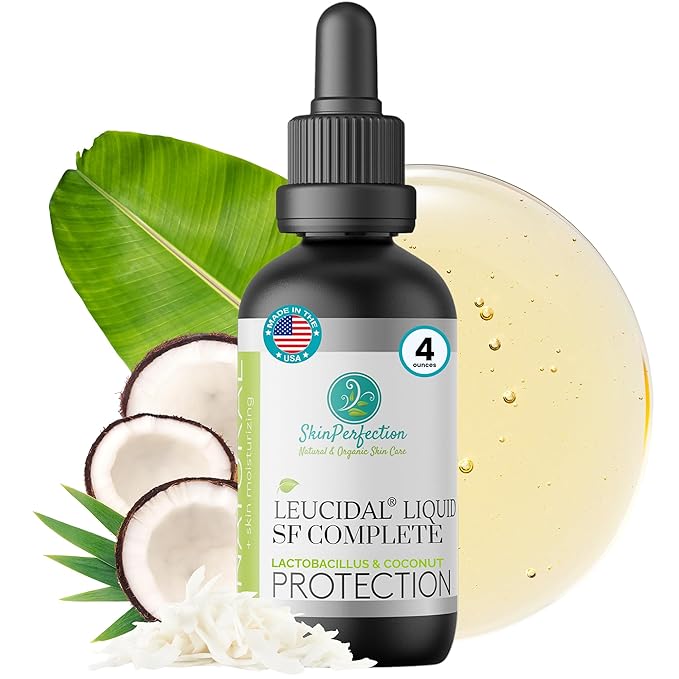 Skin Perfection Skin Perfection Leucidal Liquid SF Complete - Compatible with Hyaluronic Acid Serum & Anti Aging Serum - DIY Natural Preservative Alternative for Cosmetics (4 ounce) Exfoliator