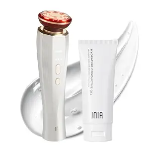 INIA INIA 3-in-1 Skin Tightening Device True Beauty Glow Facial Massager Red Light Therapy for Face and Neck skincare