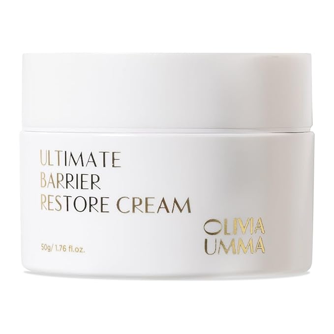 OLIVIAUMMA OLIVIAUMMA Ultimate Barrier Restore Cream Korean Skincare - Hydrating Face Moisturizer with Hyaluronic Acid - Nourishing & Firming Moisturizer Cream for All Skin Types - 50g Moisturiser