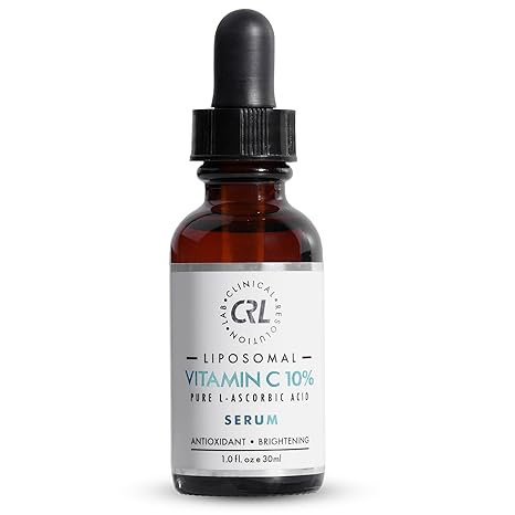 Clinical Resolution Clinical Resolution Liposomal Vitamin C 10% Serum For Face Anti Aging Formula with, Hyaluronic Acid, Vitamin E Brightening Serum Improve Dark Spots, Tone, Fine Lines & Wrinkles (1.0 fl oz / 30ml) Serum