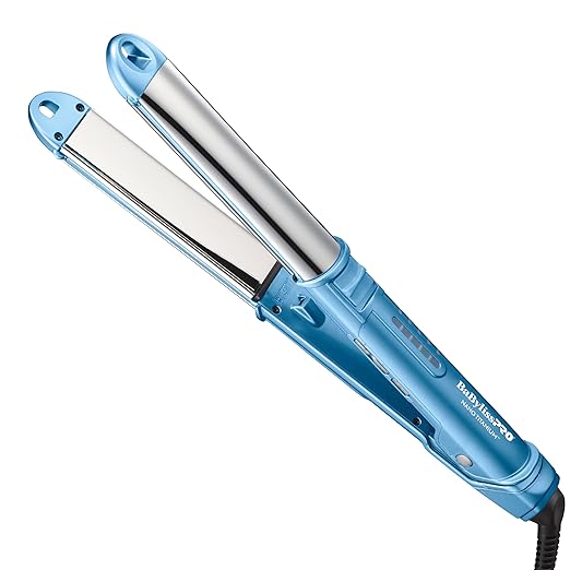 BaBylissPRO 1" Ultra-Sleek Stainless Steel Styling Iron, Hair Straightener, Waver and Curling Tool in one skincare