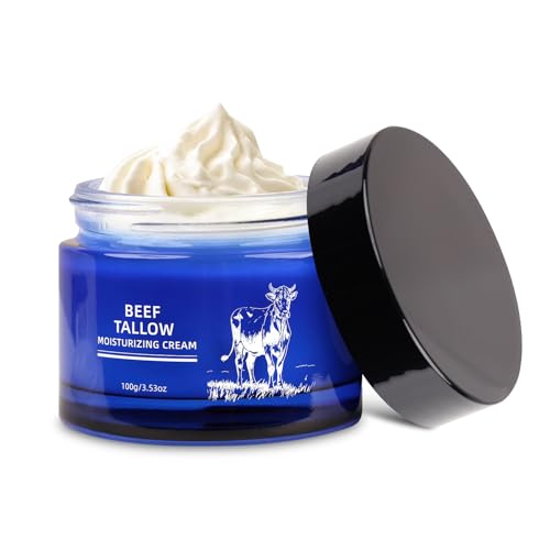 SKSOYT SKSOYT Beef Tallow for Skin, Whipped Organic Grass-Fed Beef Tallow Balm for Face & Body, Tallow Face Moisturizer, For Dry Skin Moisturiser