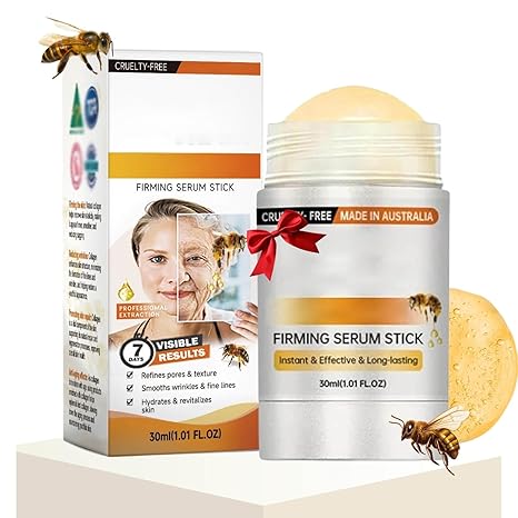 Generic Bee Venom Firming Serum Stick, Bee Venom Wrinkle Removal Cream, Reduces Wrinkles & Fine Lines, for All Skin Types, 30g Serum