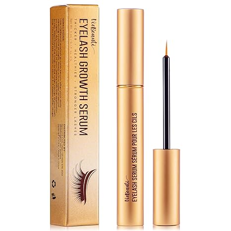 VieBeauti VieBeauti Lash Serum for Eyelash Growth: 5mL Eyelash Growth Serum with Advanced Formula to Boost Longer Fuller and Thicker Looking Lashes - Vegan & Cruelty-Free for Sensitive Eyes 5-Month Supply Serum