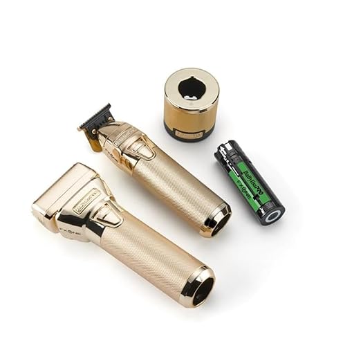 BaBylissPRO FXONE GOLDFX Limited Edition Prepack - Outlining Trimmer and Double Foil Stick Shaver with one Boosted Battery and Base skincare