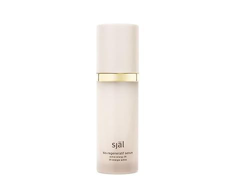 själ Sjal Bio-Regenerative Anti-Aging Face & Neck Serum – Luxuriously Light Peptide Complex with Hyaluronic Acid, Signature Gemstone Blend – Firms, Brightens, Hydrates, Targets Dark Spots & Fine Lines Exfoliator