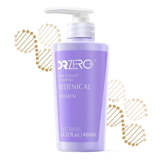 DRZERO DR ZERO REDENICAL Hair Growth Shampoo for Women | MONDE SELECTION Gold Winner | Swiss Patent Redensyl | Clinically Proven Anti-Thinning | Japanese-Made Volumizing & Repair Shampoo, Fruity Floral Scent Exfoliator