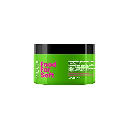 MATRIX Food For Soft Rich Hydrating Mask - For Dry & Brittle Hair, Adds Shine & Softness, With Avocado Oil & Hyaluronic Acid, Replenishes Moisture Moisturiser