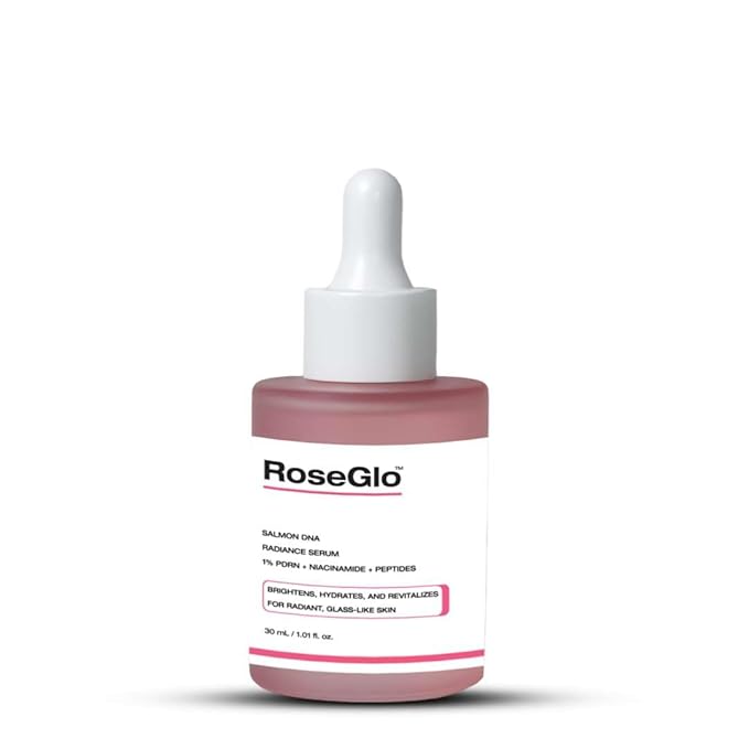 MLAB RoseGlo Serum with PDRN, Peptides & Salmon DNA – Anti-Ageing Face Serum for Hydration, Fine Lines & Skin Barrier Support – Fast-Absorbing, Non-Sticky Formula for All Skin Types Serum
