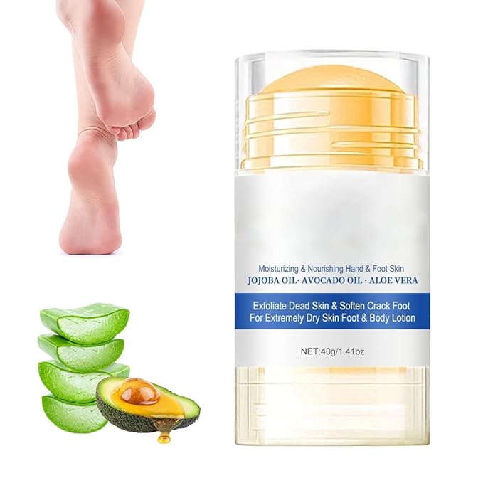 Rmxscns Moisturizing Foot Cream, 2025 New Hydrating and Anti-Cracking Foot Cream,Foot Repair Cream for Cracked Heels, Hands, Knees, Foot Creams to Repairs and Moisturizes Dry and Cracked Feet (1PCS, 1) Moisturiser