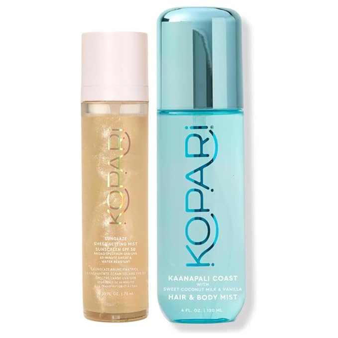 Kopari Kopari Sunglaze Sheer Setting Mist Sunscreen SPF 50 & Hair and Body Mist in Kaanapali Coast Sunscreen