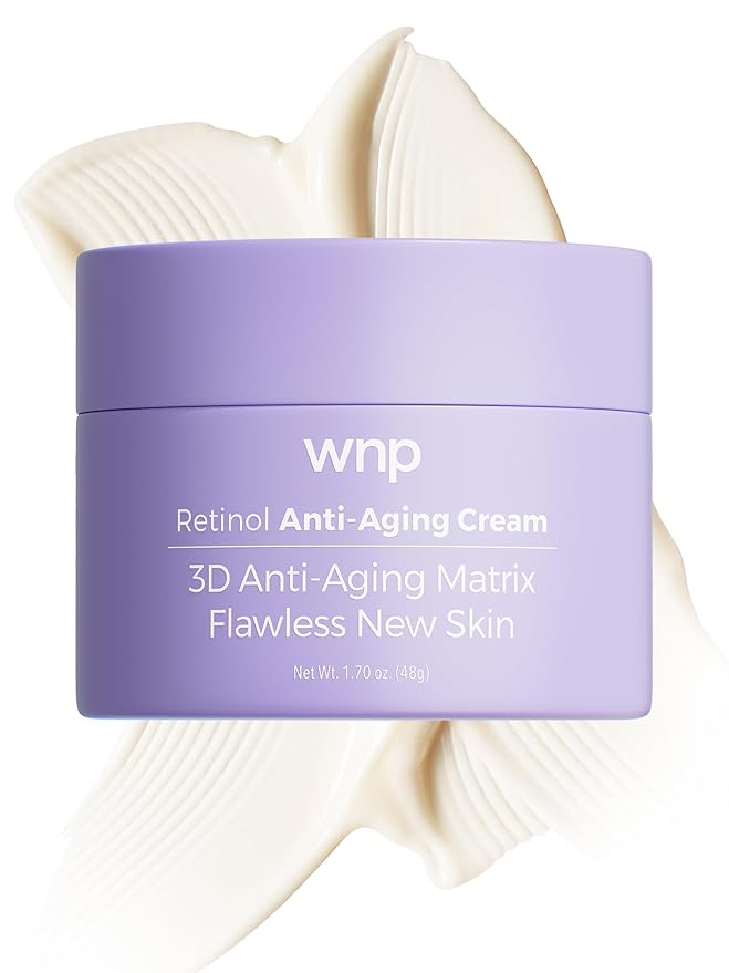 WNP WNP Gentle Retinol Cream for Sensitive Skin, 10×Deep Transdermal Night Cream Anti-Aging Face & Neck Moisturizer with Ceramides, Peptides, Pro-Xylane Moisturiser