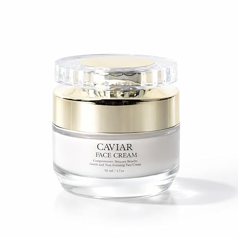 Bio Beauties Caviar Face & Neck Cream – Anti-Aging Moisturizer with Hyaluronic Acid, Squalane & Niacinamide – Marine Collagen and CoQ10 (Ubiquinone) – Hydrating, Firming & Smoothing – All Skin Types Moisturiser