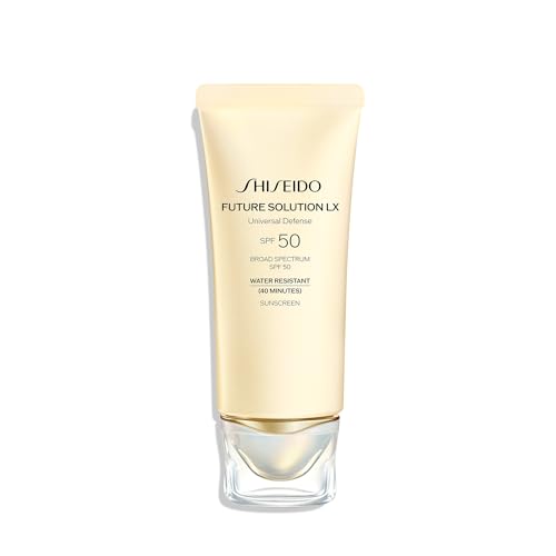 Shiseido Shiseido Future Solution LX Universal Defense SPF 50 - Anti-Aging Hydrating Face Sunscreen Cream - Dewy, Radiant Finish - Non Greasy & Non-Comedogenic - 50 mL Sunscreen