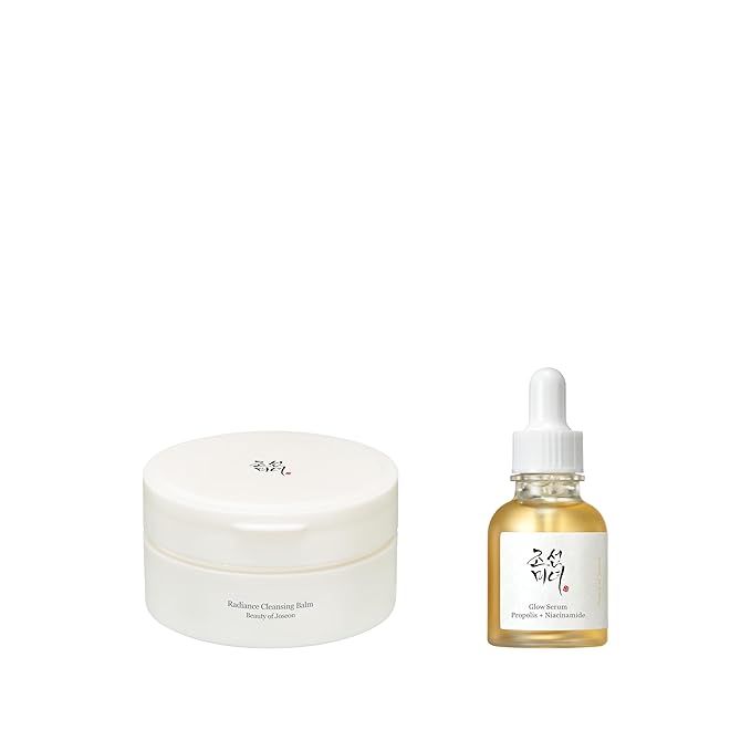 Beauty of Joseon Beauty of Joseon Radiance Cleansing Balm (100ml, 3.38 fl.oz) + Glow Serum (30ml, 1 fl.oz) Korean Skincare Korean Oil Cleanser